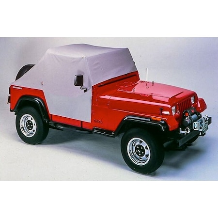 Bestop All Weather Jeep Trail Cover For Jeep 1976-1986 CJ7 Charcoal/Gray 81035-09
